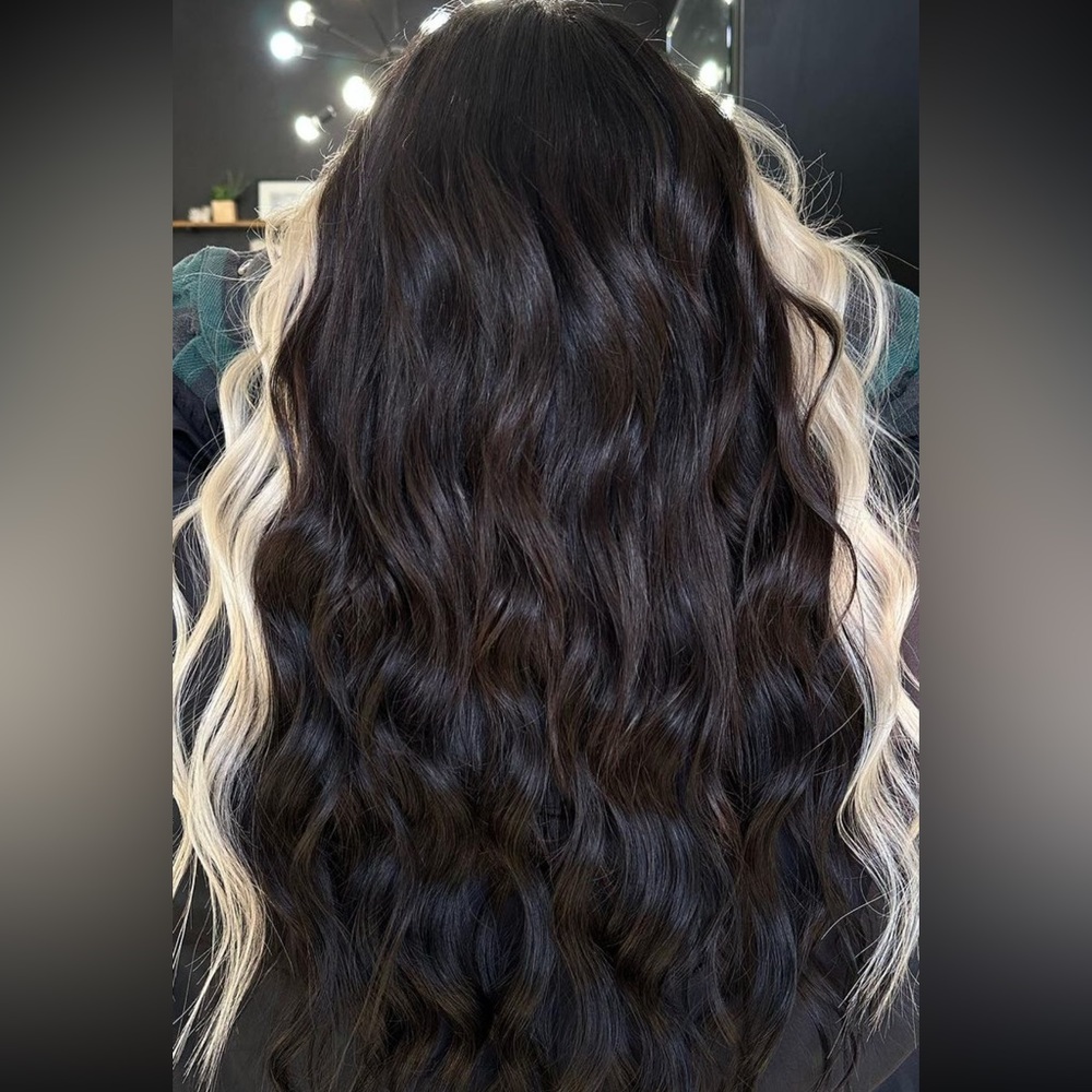 JZ Style hand tied machine weft extensions